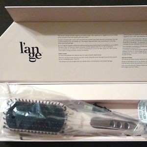 New Lange Le Vite Hairbrush Straightener - Blush